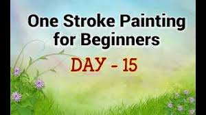Easy how to paint poinsettia one easy stroke at a time. One Stroke Painting For Beginners Day 14 Flower Technique