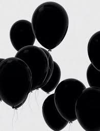 Black And White Objects Ode To Things Black And White Aesthetic Black Balloons Black Aesthetic