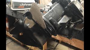 How To Remove 20 25 30 35 Hp Outboard Lower Unit Gearcase