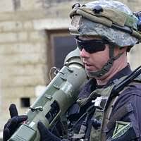 Pvt. Emily Hale, a water purification specialist with