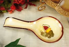 Browse a large selection of kitchen spoon rest options on houzz, including stainless steel and ceramic spoon rest ideas in a variety of sizes and patterns. Spoon Rest Wine Pears Design Sparkle Your Party