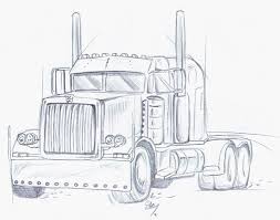Pencil Drawings Of Semi Trucks Truck Sketches Related Keywords Pencil Drawings Color Pencil Drawing Drawings