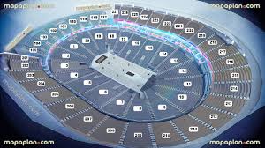 New T Mobile Arena Mgm Aeg Seat Row Numbers Detailed