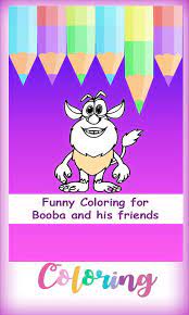 Booba coloring pages for kids. Coloring Book For Booba And His Friends For Android Apk Download