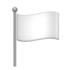 Waving White Flag Decor White Flag Home Decor