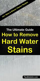 In this situation, you need to be careful: 6 Clever Ways To Remove Hard Water Stains