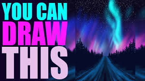 It is of the northern lights also known as the aurora borealis. You Can Draw This Aurora Borealis In Procreate Procreate Tutorial Step By Step Youtube