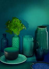 Design Interieur Peinture Bleu Idee Mur Deco Vase Plante Idees Green Interiors Colorful Interiors Minimalist Decor