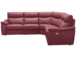 Unreinheiten & rötungen einfach abdecken. Canape D Angle Relaxation Electrique 5 Places En Cuir Teramo Coloris Rouge Vente De Canape D Angle Conforama