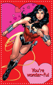 Wear wonder woman's emblem or magic lasso as a sign of power + strength. Dc S Wonder Woman Valentine S Day Card Tim Hanley