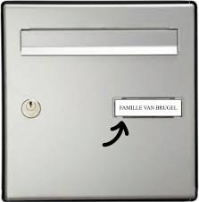 Plaque De Boite Aux Lettres Sur Mesure 5 Livraison Gratuite Des 35