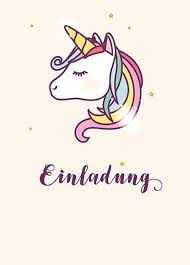Einladung zum ausdrucken einhorn, einhorn, einhorn geburtstag party geburtstagseinladung. Einhorn Einladungen Karten Zum Ausdrucken