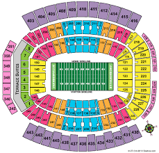 Complete Altel Stadium Seating Chart University Of Arkansas