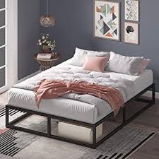 What is the price range for king bed frames? Amazon Com Zinus Joseph Metal Platforma Bed Frame Mattress Foundation Wood Slat Support No Box Spring Needed Sturdy Steel Structure King Furniture Decor