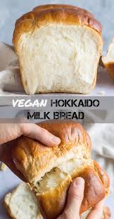 Vegan Hokkaido Milk Bread A Vegan Version Of The Softest Fluffiest Bread Ever This Eggless And Dairy Free Milk Bread Has A Cloud Like Texture And Is Perfect In 2020 Vegan