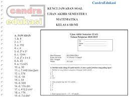 Check spelling or type a new query. Soal Latihan Uas Matematika Kelas 6 Semester 1 Dan Kunci Jawaban