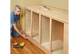 Attaching face frame to cabinet carcass. Built Ins That Blend In Wood Magazine