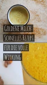 La Bevanda Di Curcuma Giallo Brillante Golden Milk 39 39 Ha Effetti Cura Turmeric Drink Organic Recipes Golden Milk
