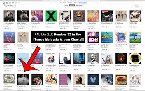 number 25 in the itunes malaysia album charts kal lavelle