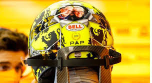 Bell lando norris 2021, half scale 2021 f1 season replica race helmet model as worn by british mclaren f1 driver lando norris during the 2021 race season, now in his third year racing. Norris Forced To Ditch Offensive Special Belgian Gp Helmet
