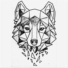 Tattoo Tatuajedelobo Tatoowolf Tattoowolf Tatuajegeomet Geometric Art Geometric Wolf Geometric Art Animal