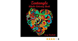 Pages zentangle free collection of clipart. Amazon Com Zentangle Adults Coloring Book Art Therapy Zentangle Coloring Book Mandalas Coloring Book Doodle Coloring Page Adults Coloring Book Art Therapy 9781548163907 Timebook Suzy Books