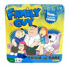 At tpg, we want your family's travels to be as easy as possible. Family Guy Trivia Or Dare Game 2011 Ages 9 20th Century Fox Cardinal For Sale Online Ebay