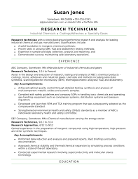 Maybe you would like to learn more about one of these? Research Technician Resume Sample Monster Com