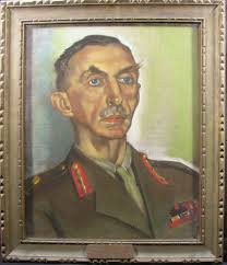 On this day in 1943.... The Times of Malta published an article about this  portrait of Sir William Dobbie. Dobbie was the governor of Malta from  1940-1942. War artist, Eric Kennington, executed
