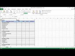 The output is similar to excel.workbook, but additional column will be added. How To Prepare Bill Of Quantity Boq In Excel Sheet Youtube