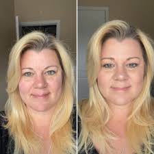 Before and after Cheetah HAC plus bronzer tutorial