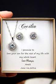 Mother In Law Necklace Earrings Set Mother In Law Mother In Law Gift Mother In Law Necklace To My Mother In Law Card Wedding Day Gifts Mother In Law Gifts Mother Of The Groom Necklaces