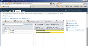 Display Sharepoint Tasks In A Gantt Chart