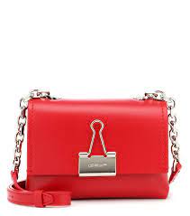 Binder Clip Small Leather Shoulder Off White Mytheresa Leather Small Shoulder Bag Shoulder Bag