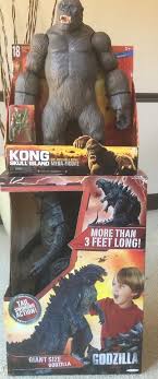 Not suitable for children under 36 months!. 40 Giant Size Godzilla 18 Kong Skull Island Mega Set By Jakks Pacific Mib 1924210994