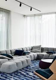 The Modern Glen Iris House Celebrates Unique Furnishings And Artwork Interior Design Living Room Sofa Sofa Design