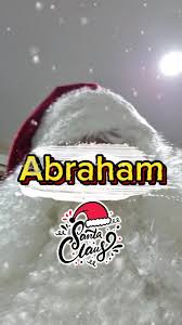 Mensaje Navideño Personalizado para Abraham