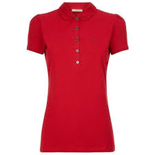 Burberry Brit Check Placket Polo Shirt Burberry Brit Embroidered Polo Shirts Red Polo Shirt
