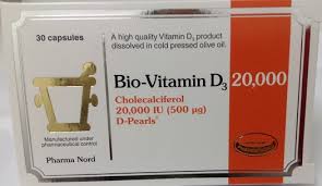 A norwegian trial of overweight subjects showed that those receiving a high dose of vitamin d (20,000 or 40,000 iu weekly) had a significant improvement in depressive symptom scale scores after 1 year versus those receiving placebo. Pharma Nord Bio Vitamin D3 20 000 Iu 30 Capsules