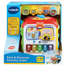 Vtech Sort And Discover Activity Cube Activity Cube Baby Activity Cube Vtech