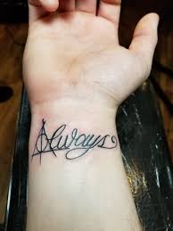 Maybe you would like to learn more about one of these? First Tattoo Deathly Hallows Always From Harry Potter By Victor Nieto Eastside Tattoos Allentown Pa Always Harry Potter Tattoo Harry Potter Tattoos Tattoos