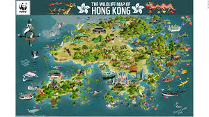 Sparen sie geld auf der reise nach hongkong. Colorful Wwf Map Showcases Hong Kong S Biodiversity Cnn Travel