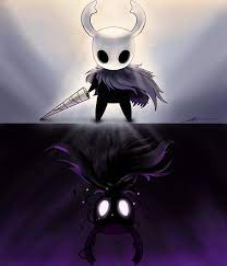 The Knight and his inner shade. [OC] : rHollowKnight