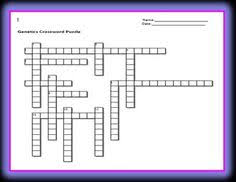 Genetics unit vocab crossword wordmint. 22 Dna And Genetics Unit Ideas Genetics Meiosis Science Curriculum