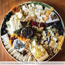 Add some fresh fruit and fill in any empty spots with nuts, plus more fruit. Cheese Platter The Cheese School Of San Francisco