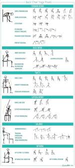 Easy Yoga Workout Basic Chair Yoga Poses From Sequence Wiz Adaptive Yoga With The Chair Taught By Gail Pickens Chair Pose Yoga Chair Yoga Yoga For Seniors