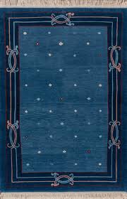 Sie ist von langer tradition. Blauer Nepal Teppich Azure Teppich Jordan