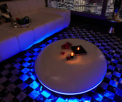 71 x 31,5 x 60 cm (bxhxt) gesamt (ausgezogen): Beistelltisch Rock Weiss Hochglanz 100x100 Cm Led Beleuchtung By Delife Ebay
