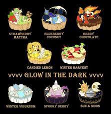 Pokemon Dessert Tart Seconds Kirlia Leafeon Celebi Wailmer Wooper Magikarp Mantine Cyndaquil Tor Tart Dessert Desserts Candied Lemons