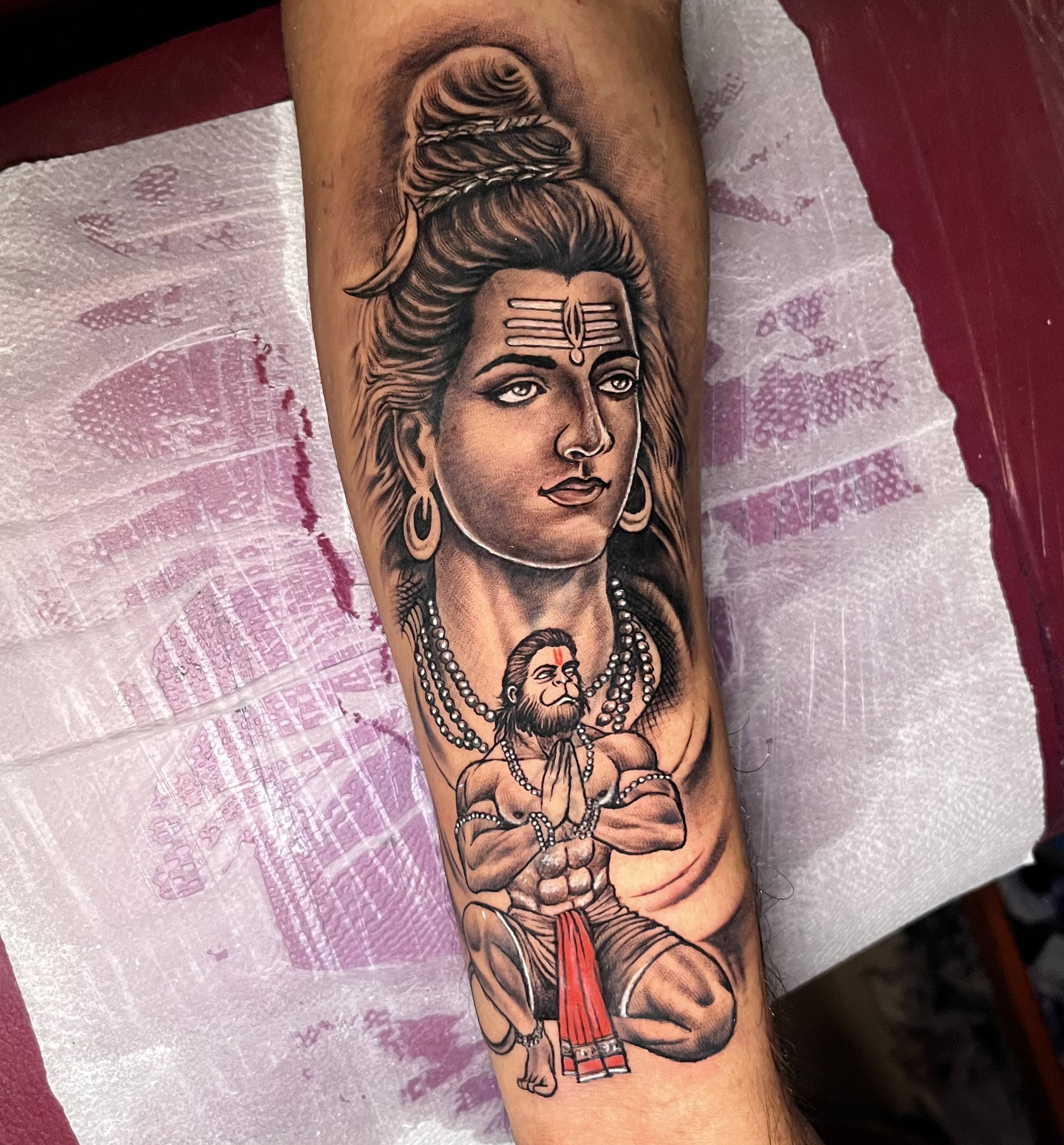 Shiva/Hanuman Forearm Tattoo product image